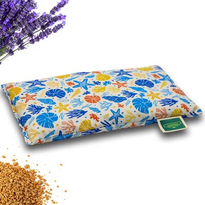 Saco térmico de semillas pequeño, estampado Marino